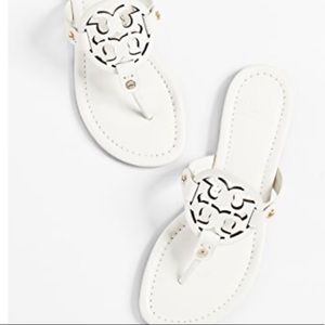Tory Burch white sandals